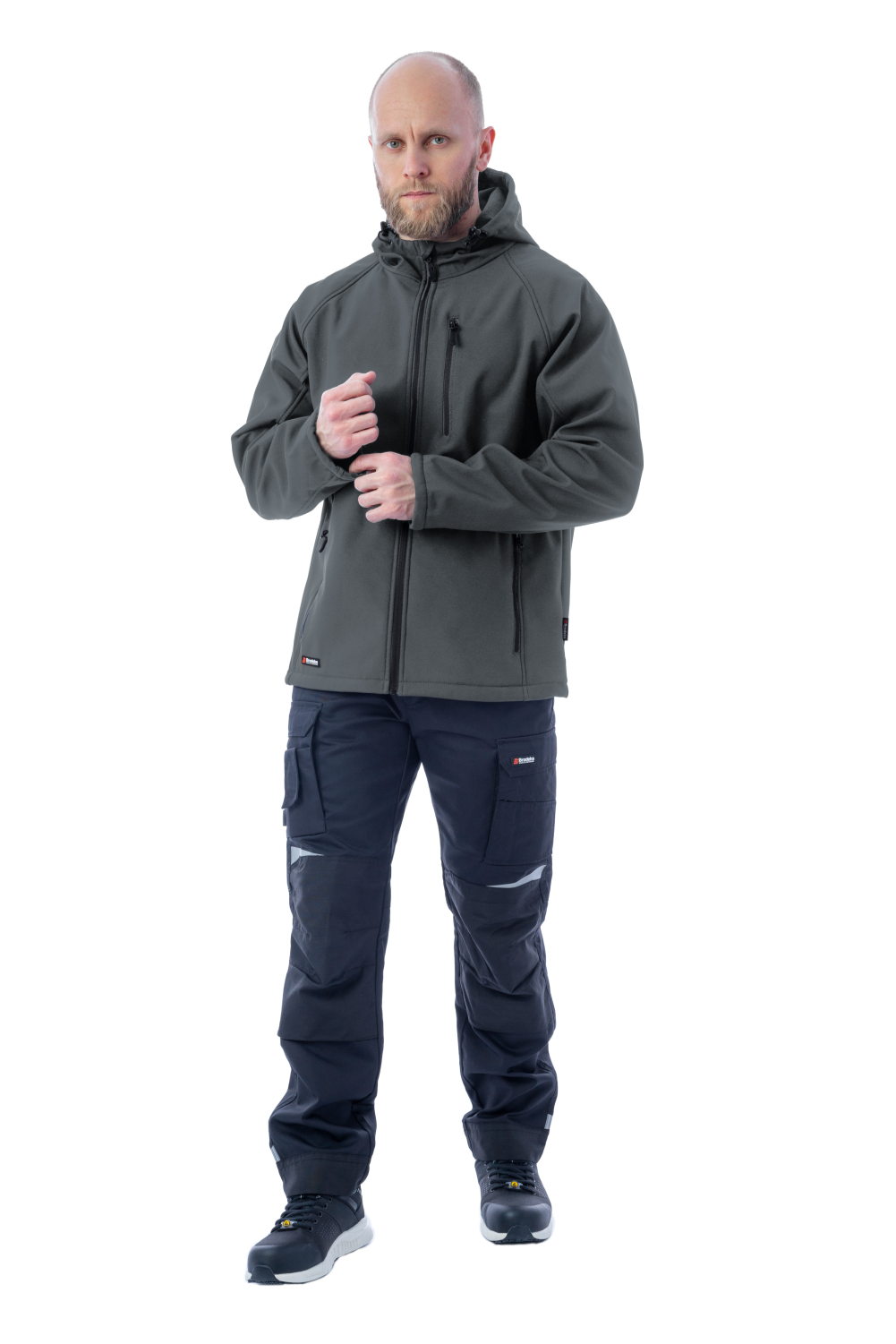 Куртка Brodeks KS 232 софтшелл, серый