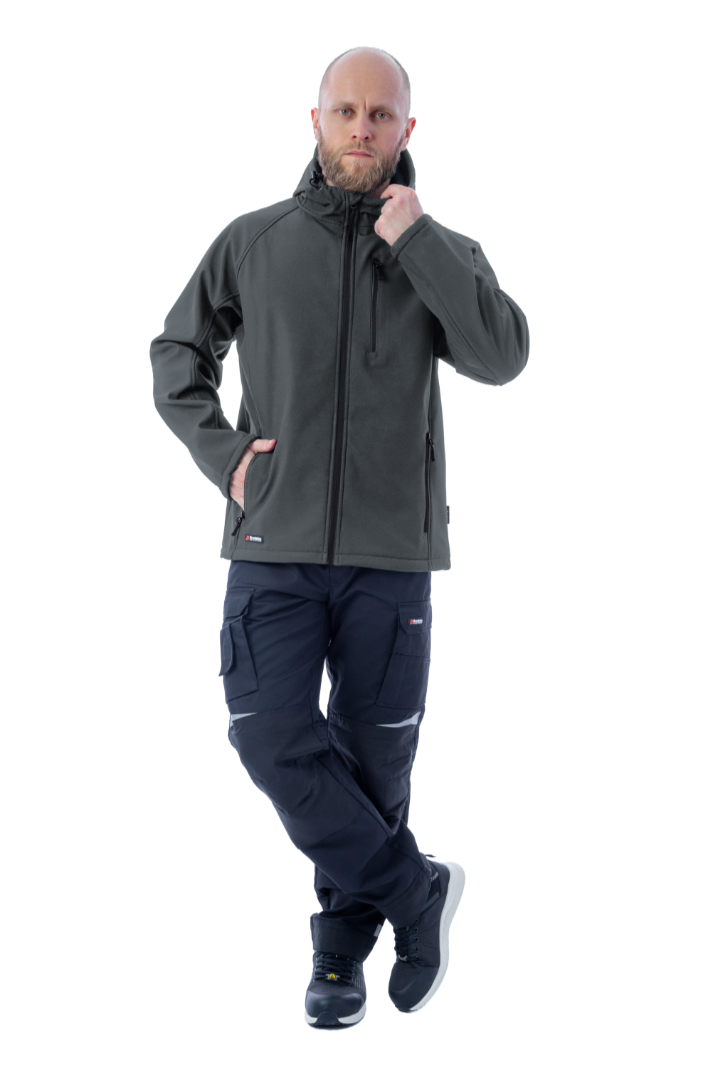 Куртка Brodeks KS 232 софтшелл, серый