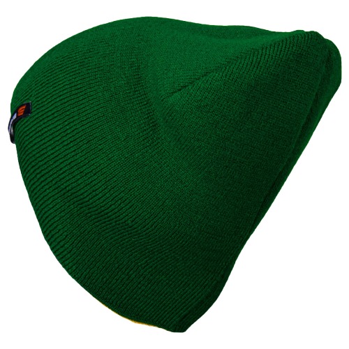 Шапка Brodeks Light Bicolor, зеленый/желтый