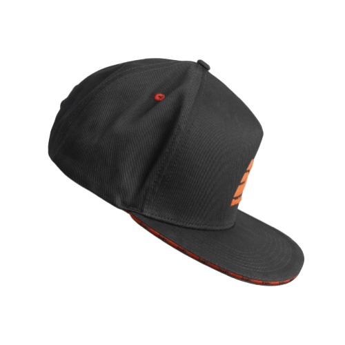 Бейсболка Brodeks KM 131, черный/красный