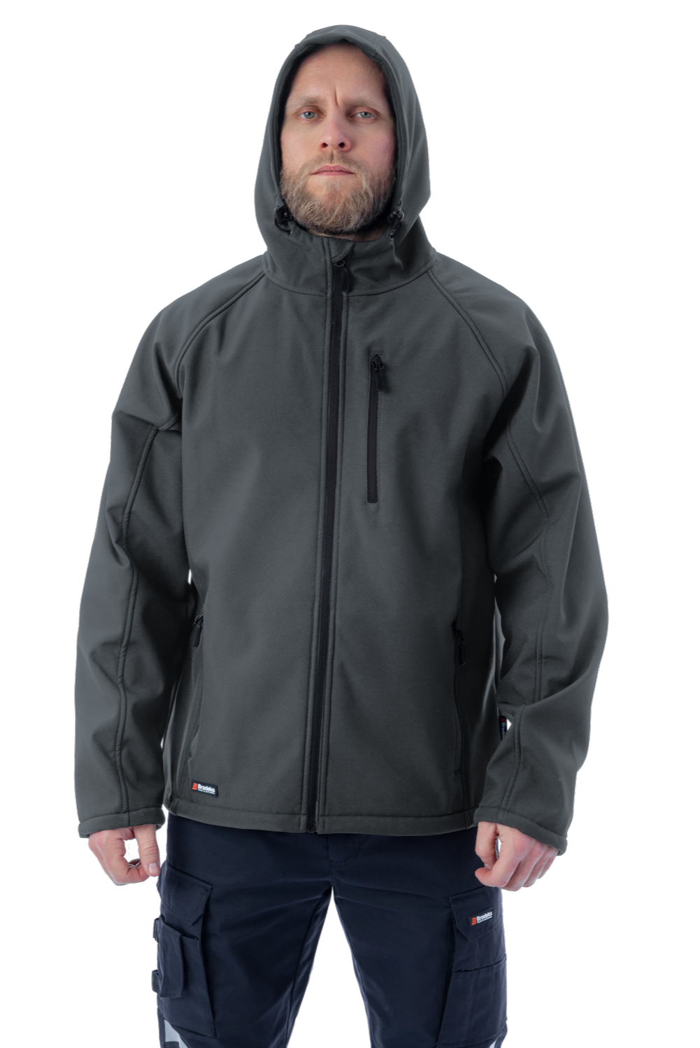 Куртка Brodeks KS 232 софтшелл, серый