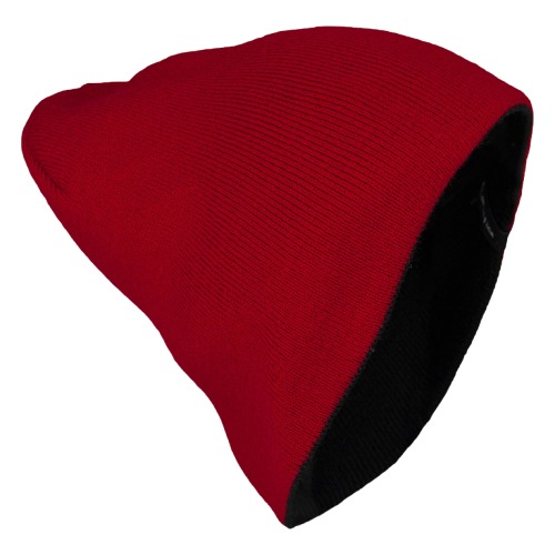 Шапка Brodeks Light Bicolor, красный/черный